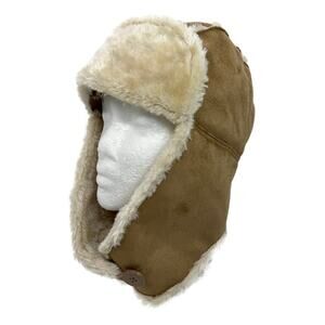 Unisex Polyester Aviator Hat Faux Fur Winter Ski Trooper Trapper Ear Flap Cap